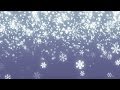 Falling Snowflakes Background Loop for Winter/Holidays
