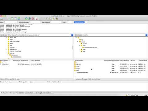 Je site uploaden via de SFTP met Filezilla | Mijndomein
