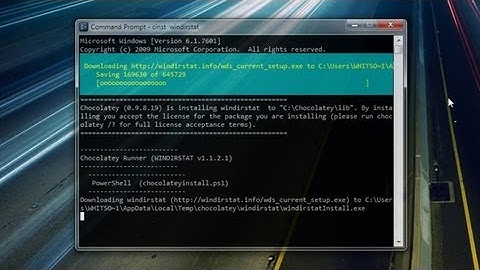 Using the Chocolatey Command Line Package Manager in Windows