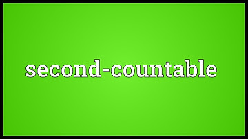 Second-countable Meaning