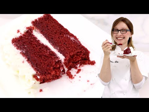 🔴 Recette GÂTEAU RED VELVET CAKE ULTRA MOELLEUX 🔴 avec Glaçage léger au Cream Cheese + Astuces