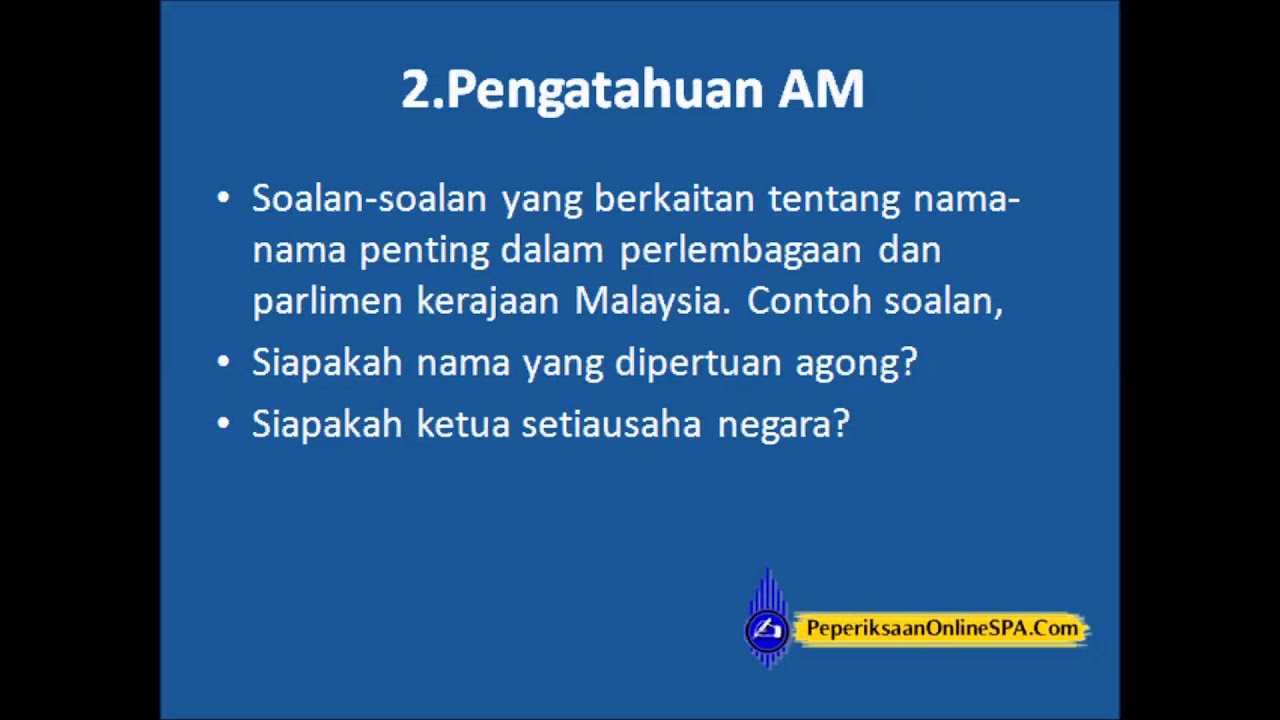 Contoh Soalan Pembantu Setiausaha Pejabat Gred N19 - Malacca y