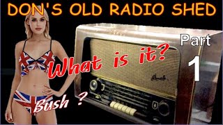 BUSH VHF64 Part 1 A first look over this very rough British AM  FM Radio