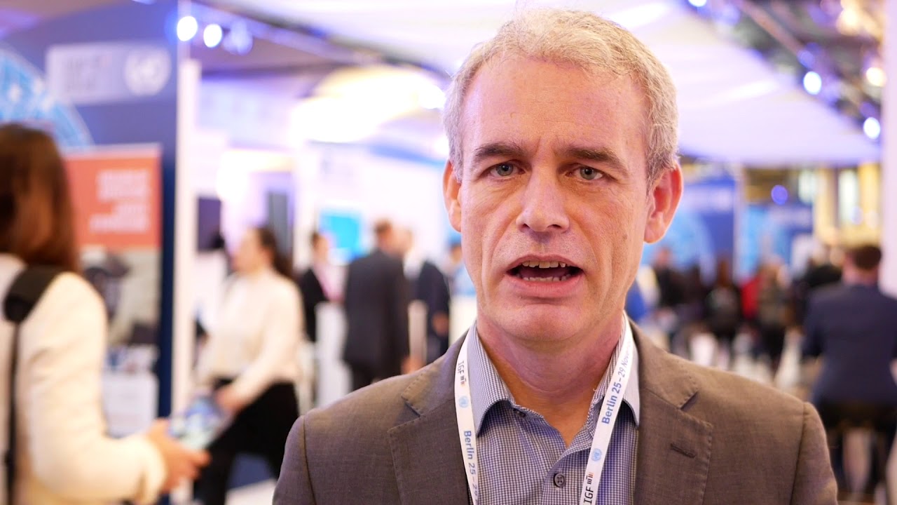 Joe McNamee on the design, development and deployment of AI tools (IGF 2019 interviews) YouTube