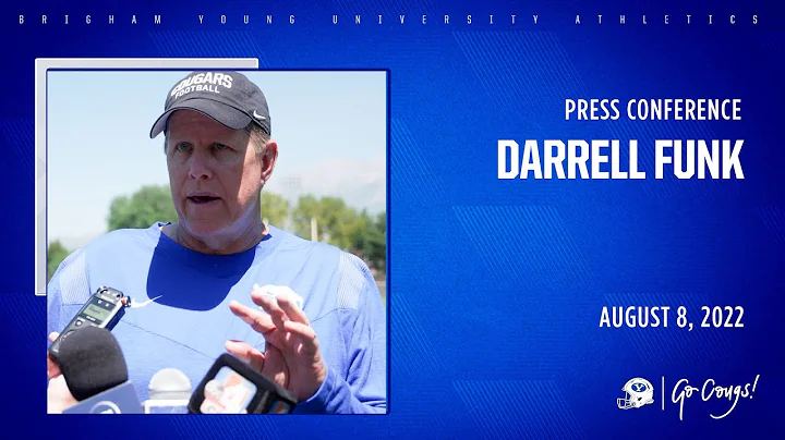 BYU Football | Press Briefing | Darrell Funk | Aug...