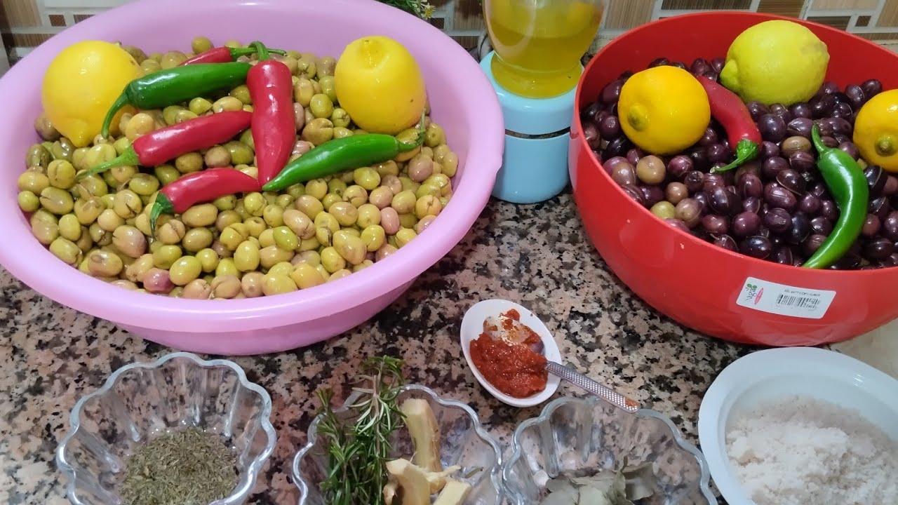 طريقة مس لالة زيتون مشرمل بالعشوب  سرغينية 😋