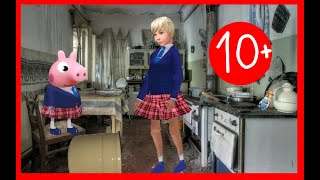 🔴СТРАНОЕ ЗОМБИ В ШКОЛЕ 14 СЕРИЯ страшилка на русском Cool pig