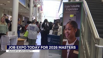 Augusta University hosting job expo for 2026 Masters