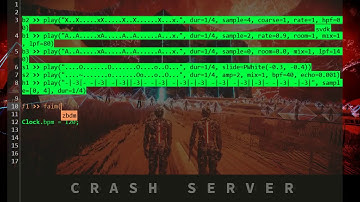Crash Server - #livecoding #Foxdot -Training 001 // Battle 001