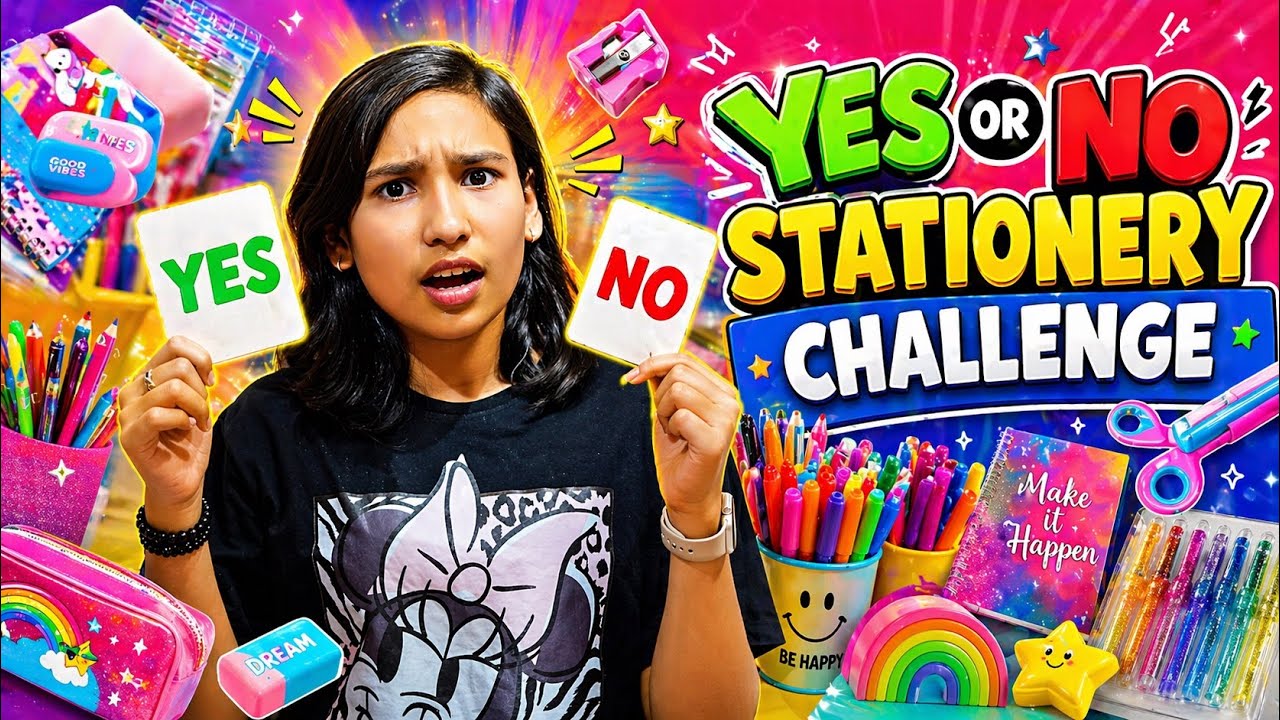 YES ๐ฑ or NO ๐ญ Stationery Challenge!!