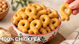 I Could Eat These Chickpeas by the Kilo! These Taralli Are So Delicious & Easy!