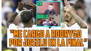 "CON JOSELU SOMOS MEJORES, LO LLEVO DICIENDO TODA LA TEMPORADA Y LO PONDRÍA POR RODRYGO"