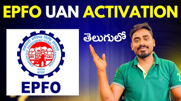 How to Activate UAN Number on EPFO in Telugu #epfo  #pf #uan activation #epfo_pension_news_today 