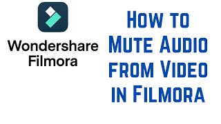 How to Mute Audio from Video in Filmora screenshot 3