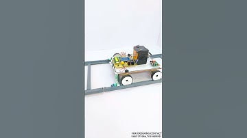 Railway Track Crack Detection System #diy #experiment #robot #robots  #railway #robotics