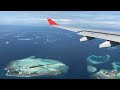 Airbus A330 Aeroflot - Посадка на Мальдивах / Maldives Landing