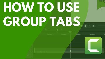 How to Use Group Tabs When You Combine Media & Elements in Camtasia