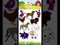 Farm Animals 農場動物 #kidsvideo