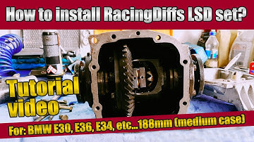 BMW E30/E36/E34  RacingDiffs LSD conversion set | 188mm differential (medium case)