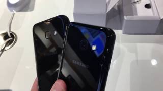 Samsung galaxy A3 and A5 2017 hands on ! Waterproof ! Camera samples ! All colours