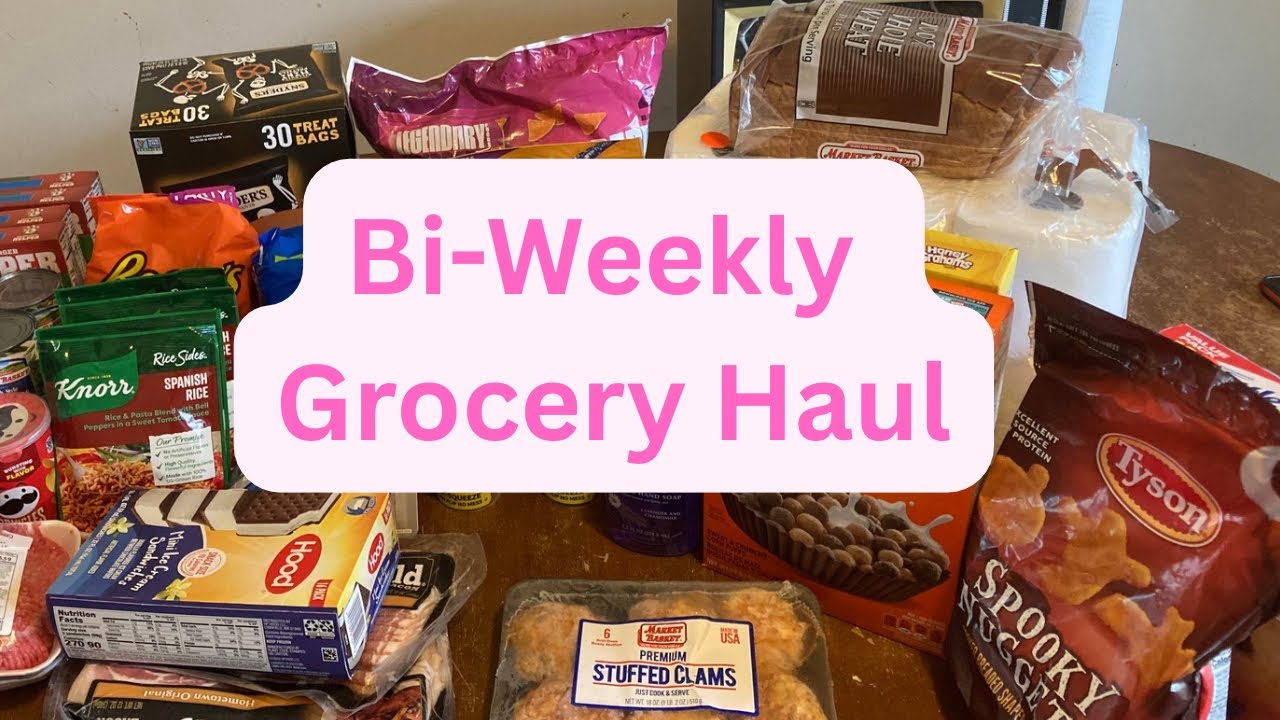 Biweekly Grocery Haul | Market Basket Haul
