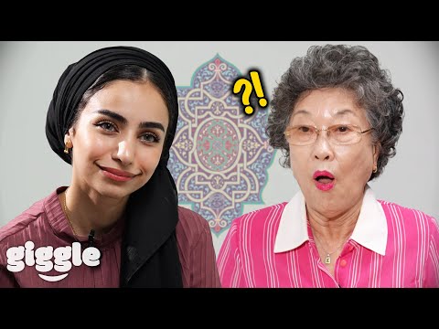 Is Every Muslim Girl So Beautiful Like You Korean Grandma Meets Muslim Girl For The First Time 