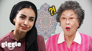 'Is Every Muslim Girl So Beautiful Like You?' Korean Grandma Meets Muslim Girl For the First Time!