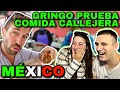 🇪🇸 REACCIÓN a GRINGO PROBANDO COMIDA CALLEJERA MEXICANA 🇲🇽 **acaba enchilado**