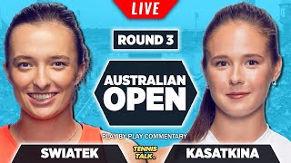 SWIATEK vs KASATKINA | Australian Open 2022 | LIVE Tennis Play-by-Play
