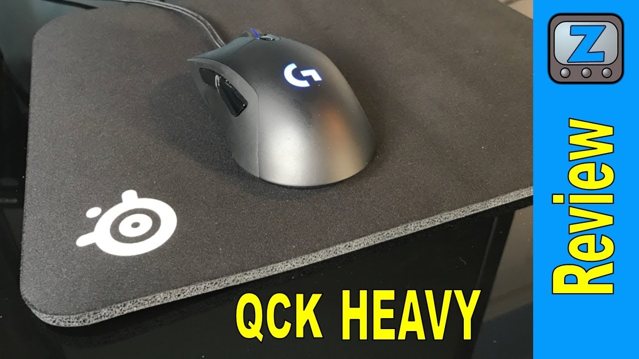 SteelSeries QcK Heavy Gaming Pad Review - YouTube