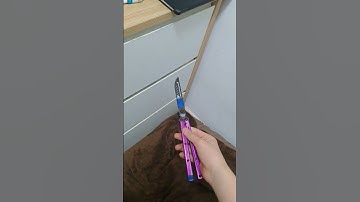 uploading random balisong tricks #5: fanning #balisong #balisongflipping #butterflyknife