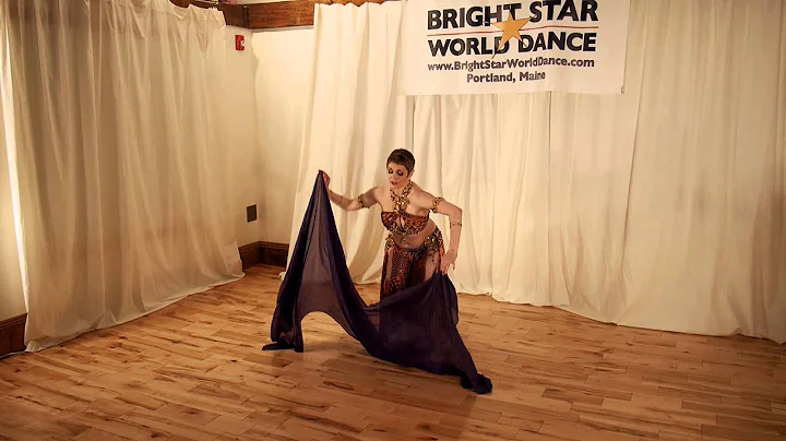 Rosa Noreen - Jemileh - Belly Dance Veil Improvisation