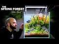 The Spring Forest: 30cm BETTA FISH Ecosystem Cube (NO FILTER, DIRTED, Aquascape Tutorial)