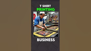 Tshirt Printing Business with Full Guide 🤑#shorts #business