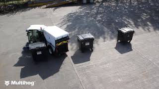 Compact Sweeper - Multihog CV Manoeuvrability Demo