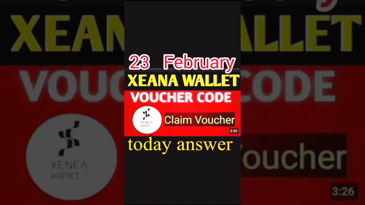Xenea wallet quiz answers today | 23 Feb |xenea wallet daily quiz 23Feb