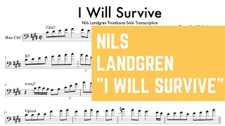 &quot;I Will Survive&quot; - Nils Landgren - Trombone Solo Transcription