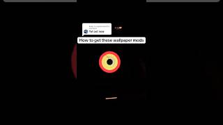 How to get these cool wallpaper mods! #apple #ios #tech #techtok #iPhone