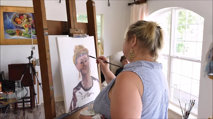 Artist, Debbie Berry - Anatomy of a portrait in 60...