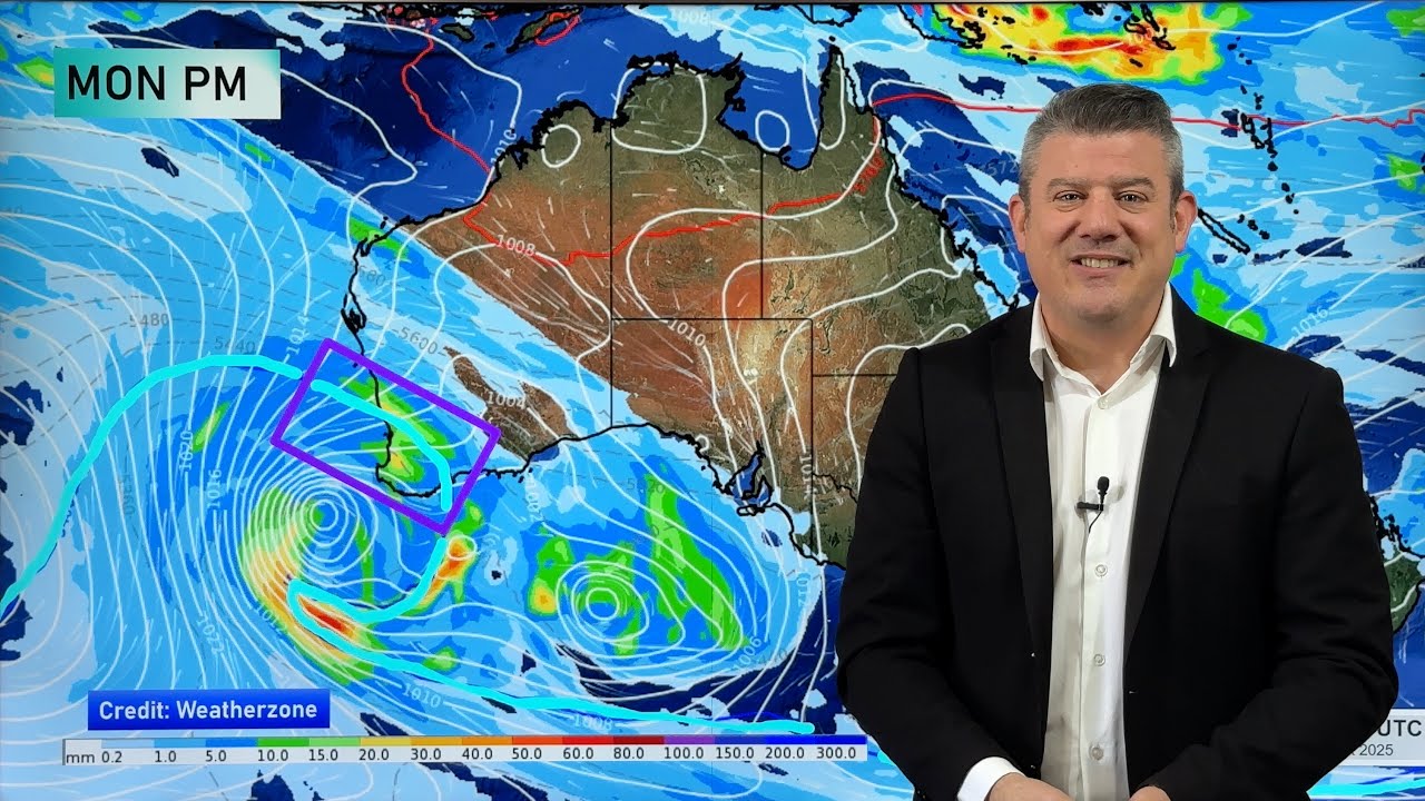 Australia: Cold fronts, downpours & thunderstorms - YouTube