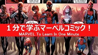 1分で学ぶマーベルコミック！：スパイダーバース