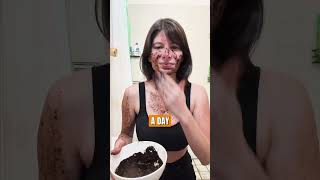 Scrub #COFFEE on Your BODY?! 🫣😨 #tryingthings #weirdchallenge #shorts #trendingvideo