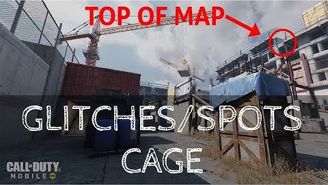 THE TOP 5 GLITCHES/SECRET SPOTS ON CAGE (COD MOBILE SEASON 6)