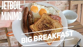 JetBoil MiniMo BIG Breakfast cookup !