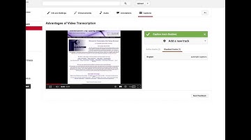 How to upload an interactive video transcript to YouTube
