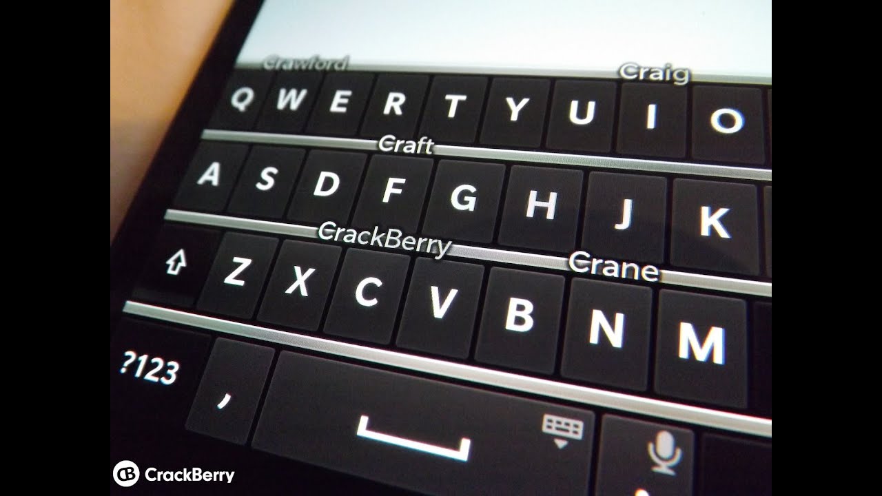 How to use the BlackBerry Z30 Keyboard YouTube