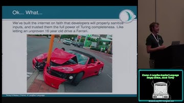 GT03 Crema A LangSec inspired Language Sergey Bratus Jacob Torrey