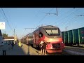 Поездка на электропоезде ЭП3Д-0022 Краснодар - Ростов-на-Дону / Krasnodar - Rostov-na-Donu train