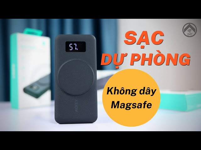 Sạc dự phòng Magsafe Aukey | Đã không dây còn SẠC NHANH