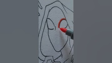 i tried♥️👀 to draw Gwen Stacy 👀✨ #youtubeshorts #shortsvideo #feedshorts #spiderman #gwenstacy